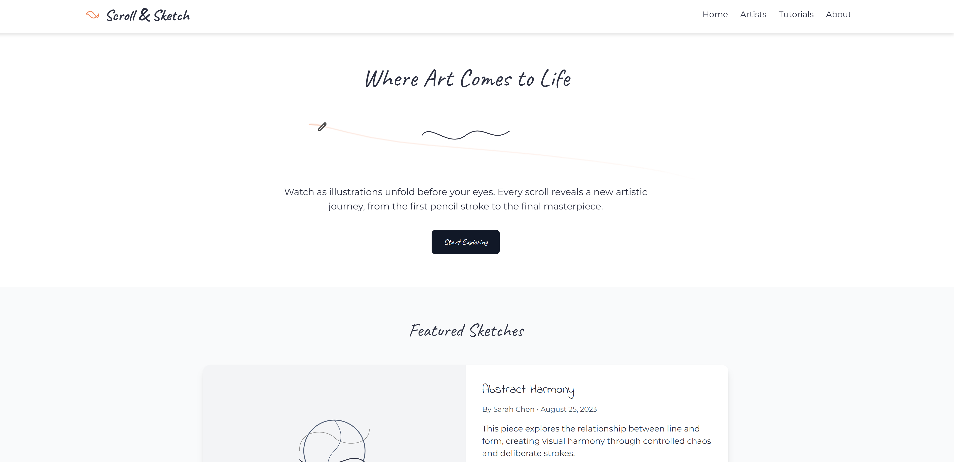 Scroll&Sketch